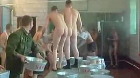 Russian military shower fun