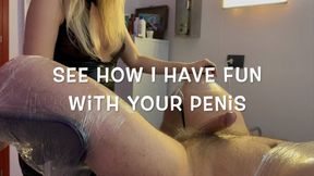 GEA DOMINA - SEE HOW I HAVE FUN WITH YOUR PENIS