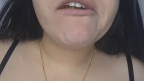 Sensual Human Doritos Crusher - Open Mouth Chewing - Crumbs - Fetish