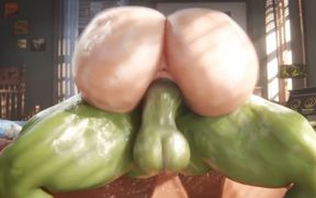 Amazonium Intense Rough Sweet Hot Ass Bouncing on Monster Cock - Hard Pounding, Deep Throat