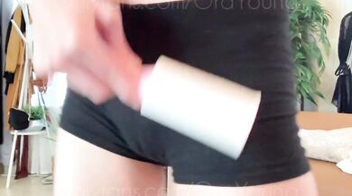 Ora Young ASMR gets wet when her camel toe tease drips