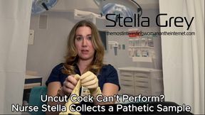 Impotent Patient Humiliated: Goddess Nurse Stella Examines and Drains Your Shameful Sample in the Clinic