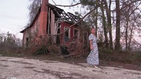 Bound & Gagged & Struggling in Abandoned Old House - Mp4