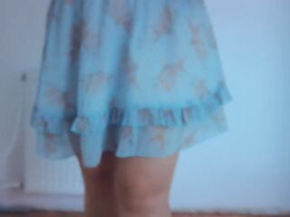 My wife caught me wanking and her feet are trampling on my balls. This babe shows as, I cum on titties