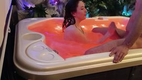 Cheating on My Girlfriend with Naughty Aleya Sun in a Hot Tub