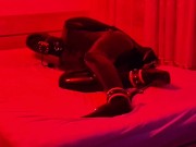 Slave trapped in latex