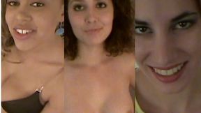 Latina, Ebony, & More Babes in Pantyhose Give BJs w Cumshots