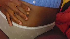 Ebony Outie Belly Button Tease
