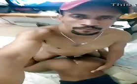 Horny latino fucking his horny neighbor