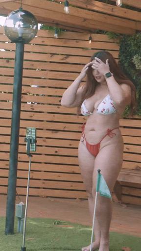 Sexy Pool Side Fuck