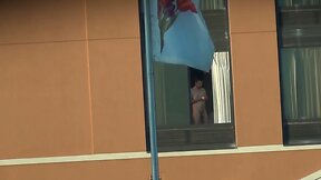 Two Horny Men, One Open Window: Passionate Hotel Thrills