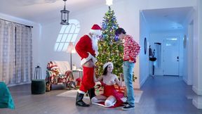 Christmas threesome