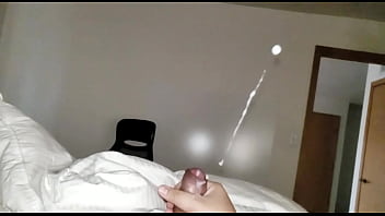 Long Distance Slo-mo Cumshot