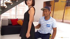 Small tits Colombian teen Luna Castillo gets her pussy smashed
