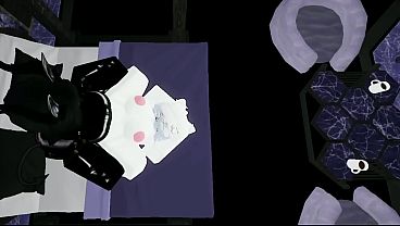 White chick with fat ass gets fucked by two futa demon mistresses