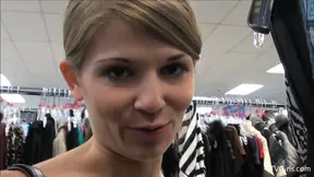 Seductive Chick Gets Naughty in Dressing Room for Wild Sex Action