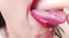 STEPMOM Dildo Suck