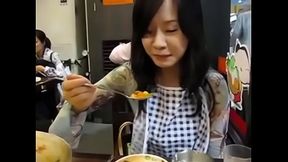 Amateur Japanese girlfriend gives a POV homemade blowjob