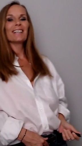 Jeans, a White Shirt with Sexy Underneath... and a Belt