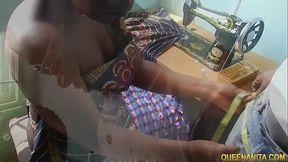 The Naked Tailor Who Caught By The Neighbour  Fucking Her Customer In Her Husband'_s Room