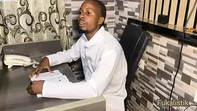 Sweet horny Ebony big ass student fucks bbc teacher in office