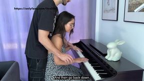 Me Portuguese piano prof gets my whole cock&#x1F346; in my tight ass&#x1F351;, hard