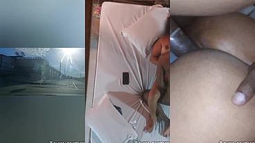 Negão com a mulher do corno no motel