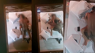 Negão com a mulher do corno no motel