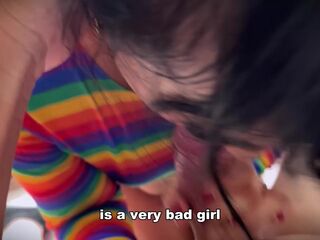 I'm in love with my stepdad and that guy catches me masturbating so I come to a conclusion to bang him.