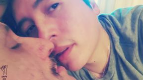 Latino Daddy Kissing his Sweet Boy Compilation