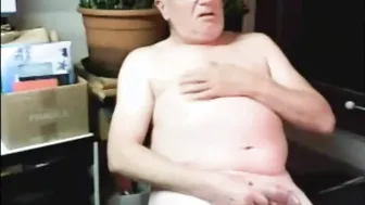 Mature Bear Strips and Teases on Amateur Webcam