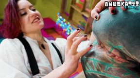 Tattooed lesbian gets extreme anal fistings