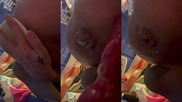 Asshole squirt and destroy