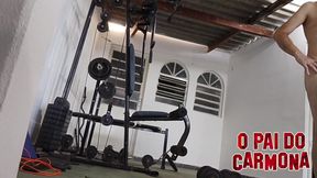 Camera Films Naked Crown at the Gym