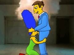 Marge Simpson lusty cheating wife