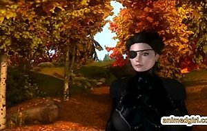 D hentai shemale gets sucked her bigcock in the outdoor