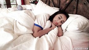 ”Classy girl Eliza Ibarra gets banged next to her hubby”