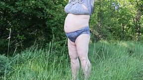 friend stripped in the park and performed a public urination