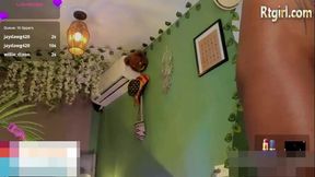 skinny colombian ebony shemale with tattoos and piercings teases on webcam