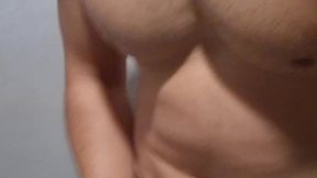 Amantes en la ducha del gimnasio