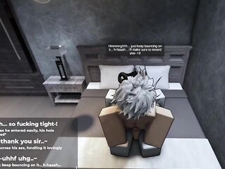 [ROBLOX] Resigned femboy pup gets bred