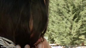 ”Slim bound COUGAR ravaged outdoors”