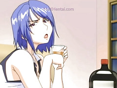 Massive Fingering makes her Hairy Pussy Drip and Creamy (Hentai)