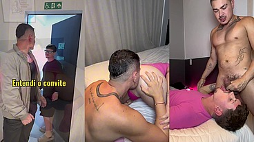 the fit neighbor fucked the twink bottom until he came in his little pink ass