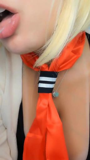 Jaw-dropping moment from &quot;Himikp Toga cosplay JOI JERK OFF INSTRUCTIONS DEEPTHROAT AND CUM IN MOUTH&quot;