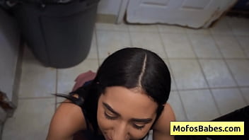 Teen brunette Nikki Mars gets big ass fucked in laundromat