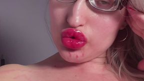 Bimbo Big Lips Blowjob Joi Eye Glasses