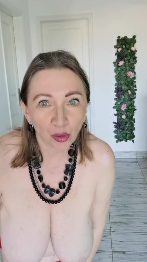 Mature Granny Seducing and Enjoy. POV