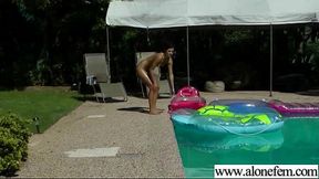 (missy maze) Alone Horny Girl Put Crazy Stuffs In Her Holes video-16