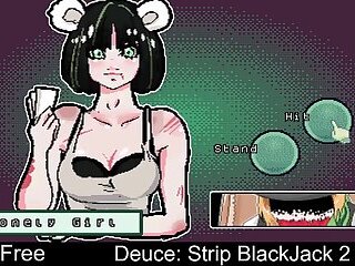 Deuce&colon; Strip BlackJack 2 &lpar;free game itchio&rpar; BlackJack&comma; Card Game&comma; Puzzle